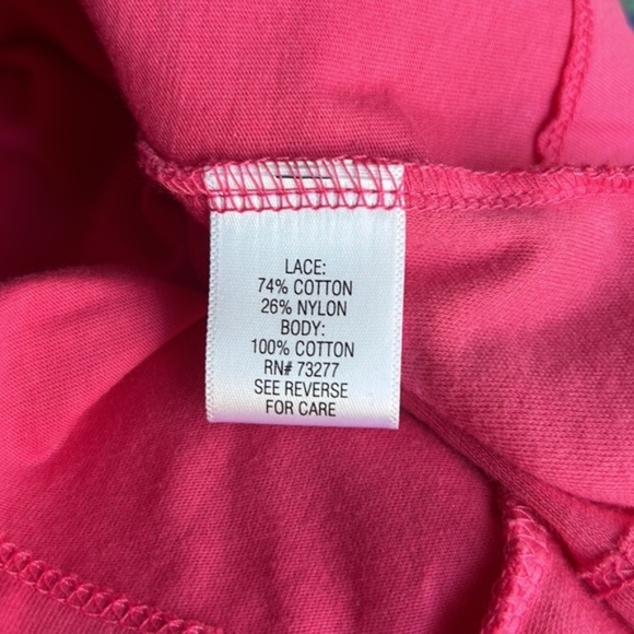 NWT $30 Croft&Barrow frontal lace overlay top - Picture 9 of 12